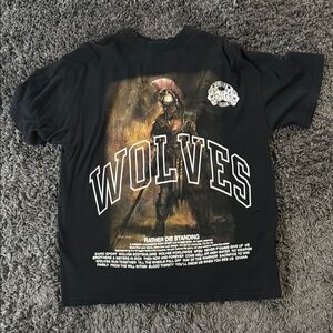 Darc Sport Spartan Black Wolves Graphic Tee